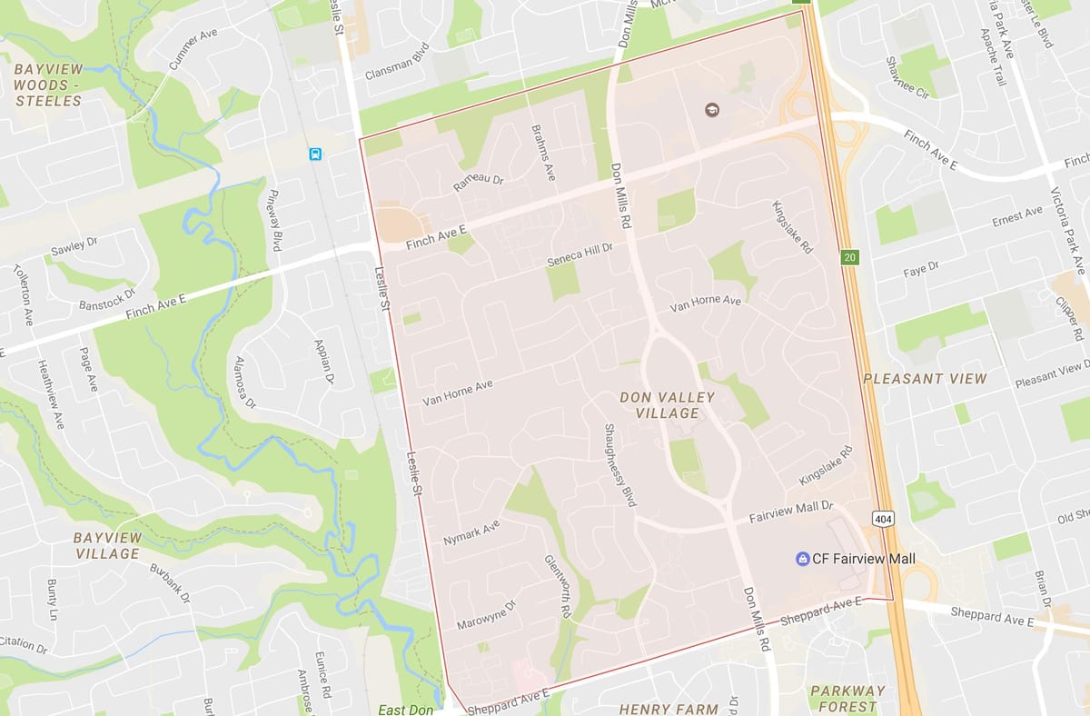 Karta Jordnötter grannskapet Toronto