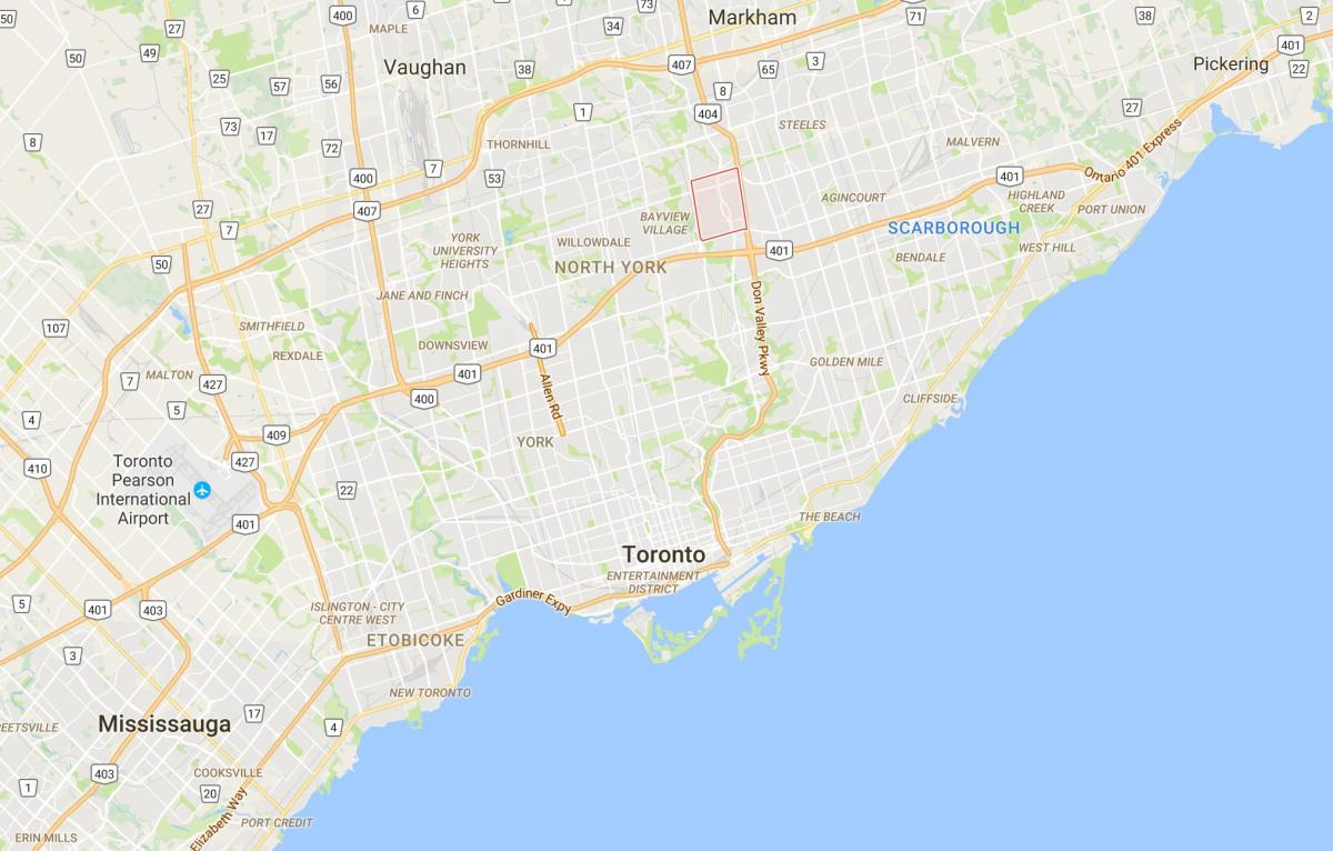 Karta Jordnötter distriktet Toronto