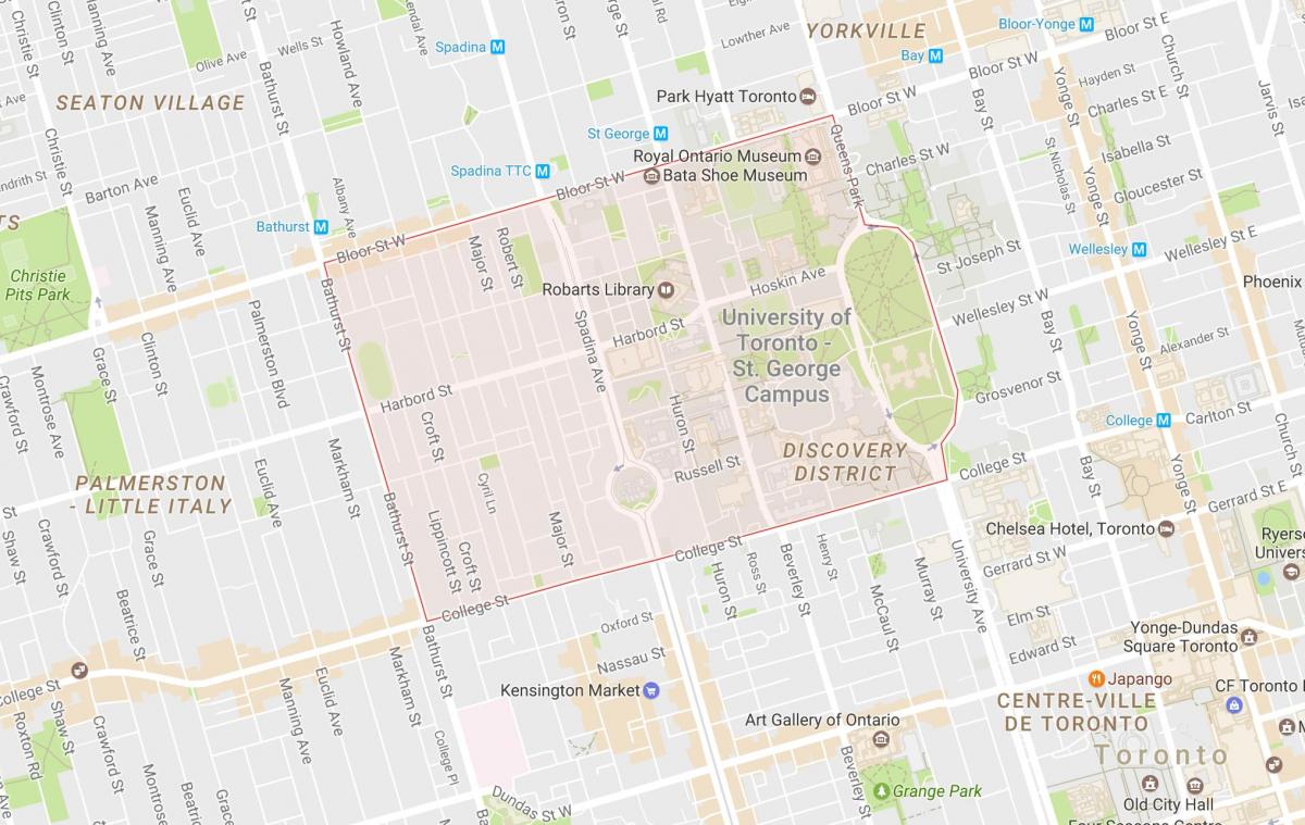Karta Universitet i Toronto