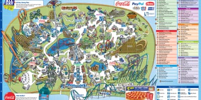 Karta över Canada ' s wonderland