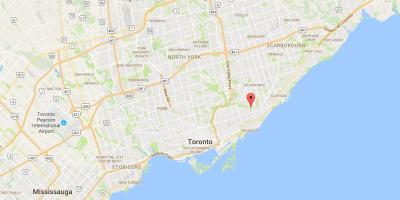 Karta över Crescent Stan Toronto