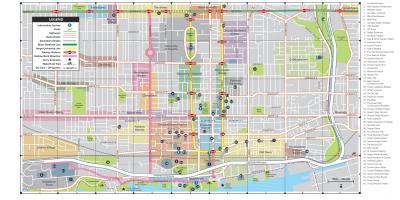 Karta över hotell i Toronto