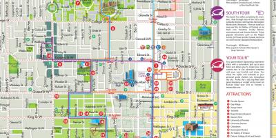 Karta över Eko cab turer Toronto