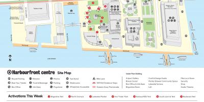 Karta över Harbourfront centre parkering