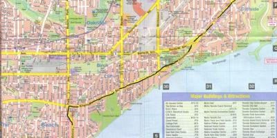 Karta över Kingston road Ontarion