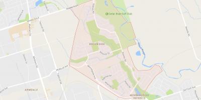 Karta över Morningside Heights grannskapet Toronto