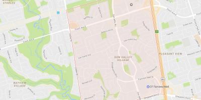 Karta Jordnötter grannskapet Toronto