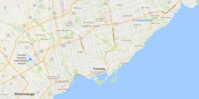 Karta Jordnötter distriktet Toronto
