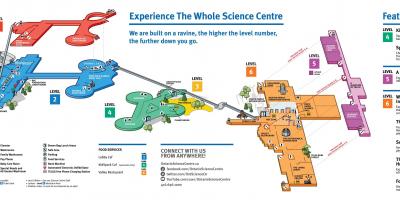 Karta över Ontario science center