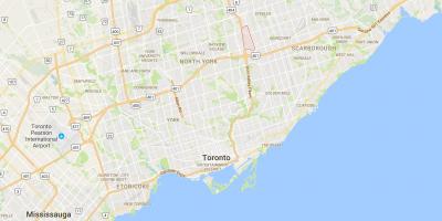 Karta över Pleasant View district Toronto