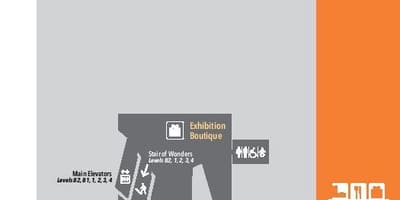 Karta över Royal Ontario Museum nivå B2