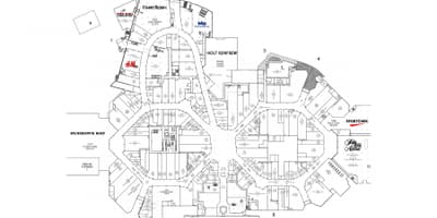 Karta över Sherway Gardens nivå 1