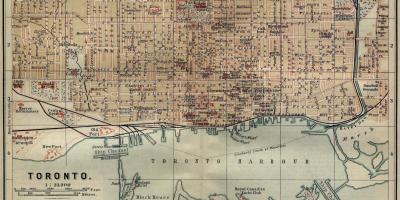 Karta över Toronto 1894
