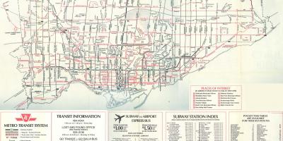 Karta över Toronto 1976
