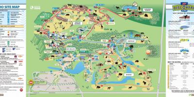 Karta över Toronto zoo