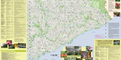 Karta över trädgården Toronto east